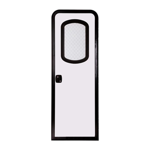 Porte d'entrée principale de <span class=keywords><strong>caravane</strong></span> 620*1600mm en gros avec fenêtre vitrée et moustiquaire intérieure pour remorque de voyage, camping-car, <span class=keywords><strong>caravane</strong></span> mobile - Product Image 1