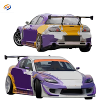 Kit de Carrocería Estilo VERTEX para Mazda RX-8, Parachoques Delantero, Parachoques Trasero y Faldones Laterales