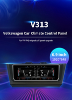 Sistema de Control de Clima con Pantalla Táctil LCD y Control por Voz Audiosources para Volkswagen PQ Golf 6