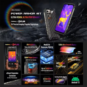 <span class=keywords><strong>Armor</strong></span> <span class=keywords><strong>18T</strong></span> Ultra 5G Teléfono resistente Imagen térmica 108MP Cámara MTK Dimensity 7050, 9600mAh QI 15W Carga inalámbrica, 6,58 "FHD - Product Image 2
