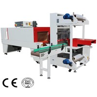 Máquina de Sellado y Termoencogimiento de Película de PE Tipo Web para Bandejas de Alimentos, Tarjetas de Regalo, Bolsas de Pañuelos, Accionada por Motor