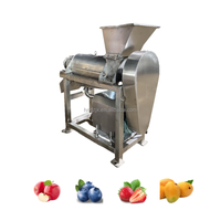 Dzjx Zware Industriële Motor Juicer Machine 200 Kg/u Output 380V 2.2kw Voor Fruit/Groente Verwerkende Bedrijven