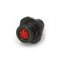 Konektor Receptacle Sirkular MS3114E-10-6S 6 Pin dengan Soket Bayonet dan Mur Pengunci