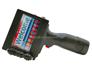 Impresora portátil de mano con carcasa de Metal y pantalla táctil de 12,7mm, altura de impresión, máquina de codificación de inyección de tinta de 0,5 pulgadas para datos de código de barras - Product Image 1