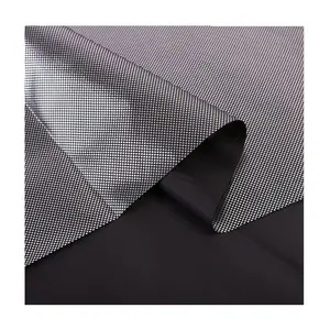 Özel taklit grafen toplar ısı folyo gümüş kaplama 100% polyester ipek kumaş ceket ve ceket için