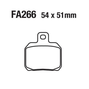 Plaquettes de frein à disque fritté à base de cuivre, Fa266 pour DUCATI avec accessoires de <span class=keywords><strong>scooter</strong></span> <span class=keywords><strong>BREMBO</strong></span> - Product Image 4