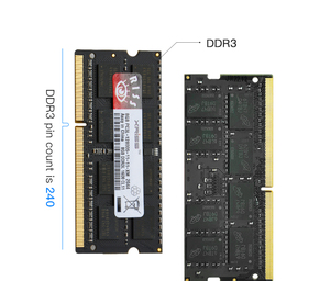 4 GB <span class=keywords><strong>DDR3</strong></span> 1600MHz ECC Laptop Notebook <span class=keywords><strong>RAM</strong></span> 4 GB Capacidad de memoria Aplicación de computadora Productos en stock - Product Image 3