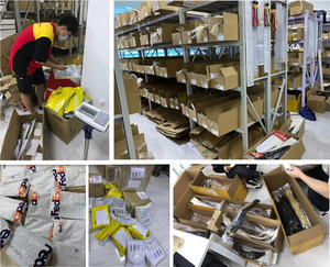 Bán Buôn Chất Lượng Cao Xương Thẳng Tự Nhiên Ombre 1b Màu Xanh Đậm Brazil Phần Mở Rộng Tóc 3 Gói Với Ren Đóng Cửa - Product Image 6