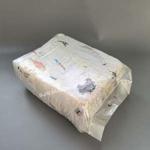 Trapos de Algodón Blancos Impresos para Limpieza, Solución Económica para Absorber Aceite y Agua, Trapos Blancos Reciclados para Limpieza - Product Image 1