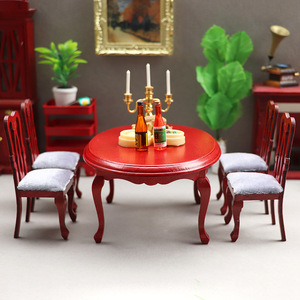 Ensemble <span class=keywords><strong>de</strong></span> jouets DIY, table et chaises <span class=keywords><strong>de</strong></span> cuisine miniature pour <span class=keywords><strong>accessoires</strong></span> <span class=keywords><strong>de</strong></span> <span class=keywords><strong>maison</strong></span> <span class=keywords><strong>de</strong></span> poupée <span class=keywords><strong>en</strong></span> <span class=keywords><strong>bois</strong></span> - Product Image 1