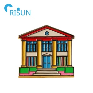 Exquisita forma de Casa insignia personalizado arquitecto hogar broche Pin bienes raíces construcción arquitectura edificios solapa Pin - Product Image 3