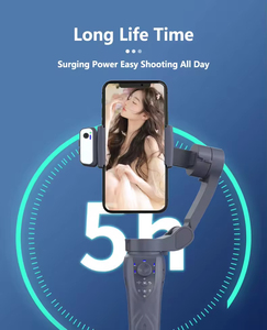 Estabilizador de Gimbal Inteligente con IA, Seguimiento de 360°, Disparo por Gestos, Movimiento Ajustable para Transmisión en Vivo con Teléfono Móvil - Product Image 4