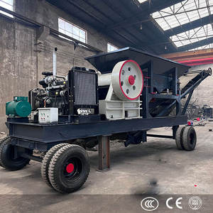 Buen uso pequeña máquina trituradora de piedra trituradora de mandíbula móvil con diesel para la venta - Product Image 3