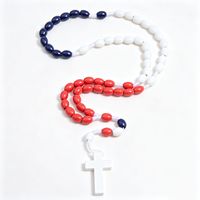 Collier pendentif croix en bois naturel en gros, breloque à tenir à la main, accessoires de bijoux DIY, religieux unisexe