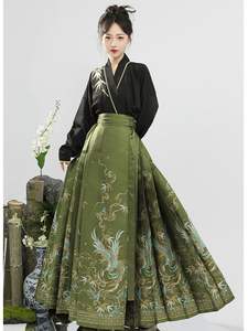 Luxus Vintage Mamian Qun 2 Stück Set Festival Performance Bühnen kostüm Chinesisch Traditionell Cheong sam Han Fu Kleid - Product Image 4