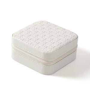 Boîtes en gros d'organisateur de bijoux en cuir d'unité centrale pour l'emballage au détail de bijoux - Product Image 1