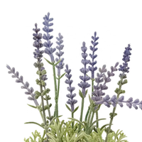 Bunga kering, bunga Lavender buatan untuk dekorasi dalam ruangan luar ruangan rumah