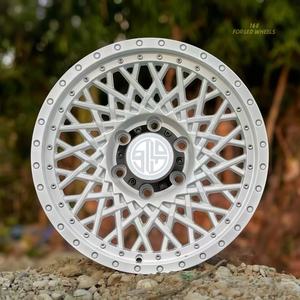 168 <span class=keywords><strong>Jantes</strong></span> de Roues Tout-Terrain Forgées Personnalisées en Aluminium 6061-T6 R18 Légères Adaptées pour Prado Tank 300 Pajero - Product Image 3