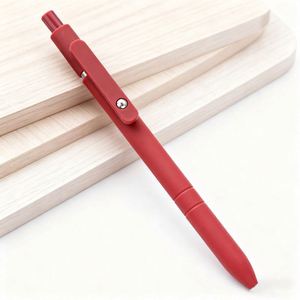 Morandi <b>Color</b> Solid <b>Color</b> Plastic Gel <b>Pen</b> with logo Simple Office Stationery Spray Glue Ballpoint <b>Pen</b> Suitable for Advertising - Product Image 5