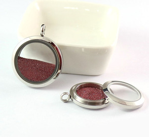 Vít Thiết kế sống Bộ nhớ ảnh Glass mề đay Mặt dây thép không gỉ ảnh Vòng cổ mặt dây chuyền đặt nổi sống quyến rũ như một món quà - Product Image 5