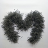 Vente en gros d'usine : Boas en plumes d'autruche teintes à 4 couches, pour costumes de carnaval et accessoires de bricolage