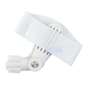 Toe Corrector One Size White Style C For Hallux Valgus With Adjustable <b>Strap</b> And Flexible <b>Hinge</b> - Product Image 4