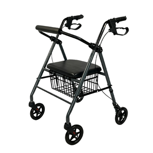 Déambulateur <span class=keywords><strong>pour</strong></span> personnes <span class=keywords><strong>âgée</strong></span>s avec accessoires de rééducation, réglable en hauteur, léger, certifié CE - Product Image 2