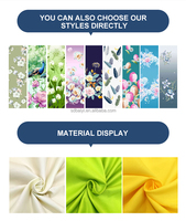 Draps de lit en polyester imprimé dispersé 120 g/m², tissu brossé pour draps de lit, matelas, tissu microfibre brossé