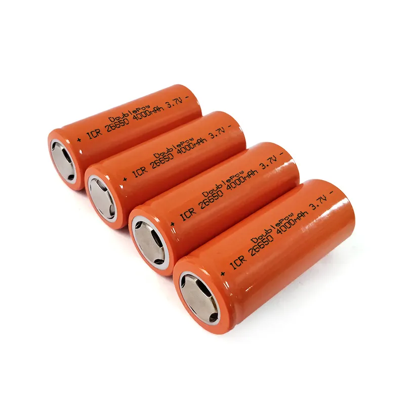 Alta dreno ICR 26650 3.7v 4000mAh célula de bateria de iões de lítio recarregável para tocha lanterna