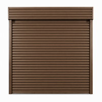 Porte à enroulement en acier ignifugée 3 heures, couleur et dimensions personnalisées, électrique, pour usine, entrepôt, hôtel, centre commercial, vente en gros