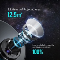Projecteur Planétarium Moderne 12-en-1 avec Aurore Boréale Rotative à 360° et Système Solaire, Lampe de Nuit Ciel Étoilé Alimentée par USB pour Chambre à Coucher