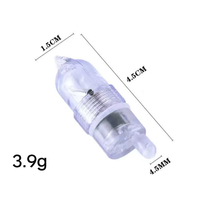 Campana de Pesca LED con Alarma de Picada, Señal Luminosa, Bocina Eléctrica Nocturna para Caña de Pescar, Sensible al Agua Salada, Portátil e Impermeable