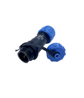 Connecteurs circulaires industriels étanches Weipu SP11/SP13/SP17/SP21/SP29 IP68 en plastique, 2 à 7 broches, 26 D/C