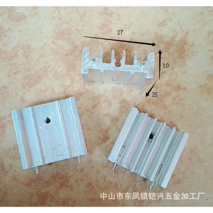 ฮีทซิงค์อะลูมิเนียม To220 ขนาด 27x10x20 มม. สำหรับระบายความร้อนมอสเฟต SCR 7805 7812 ไดโอด - Product Image 3