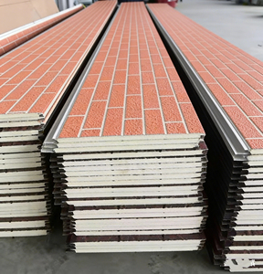 Panneau sandwich en acier isolé préfabriqué <span class=keywords><strong>pour</strong></span> toiture et mur de maison, chambre froide, atelier, salle à manger - Meilleur <span class=keywords><strong>prix</strong></span> - Product Image 1