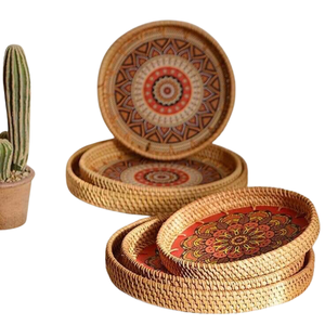 Panier de rangement en rotin tissé multifonctionnel écologique fait à la main pour Halloween, livraison rapide, couleur personnalisée, fabriqué au Vietnam - Product Image 1