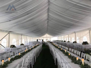 Tente <span class=keywords><strong>chapiteau</strong></span> blanche de fête en plein air pour cérémonie de <span class=keywords><strong>mariage</strong></span> - Product Image 3
