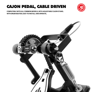 Beatello JBK Professional Cable Direct Drive Shaft Axis <strong>Drum</strong> Foot Pedal Durable Parts Accessories <strong>for</strong> <strong>Box</strong> Cajon <strong>Drum</strong> - Product Image 3