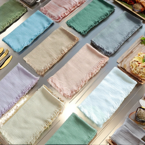 Servilletas de Mesa Rectangulares Tejidas a Crochet, Manteles Individuales de Punto, Logotipo Personalizado al por Mayor, Decoración para Bodas y Hogar, Fabricante OEM, Algodón y Lino - Product Image 2