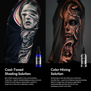 <span class=keywords><strong>Tinta</strong></span> de Tatuaje Líquida Orgánica <span class=keywords><strong>Negra</strong></span> Pura de 30 ml, Pigmentos Permanentes para Tatuajes en la Piel - Product Image 4