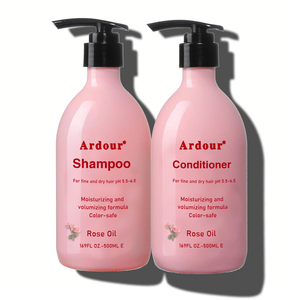 Ensemble de shampooing et après-shampooing pour cheveux à l'huile d'argan et au collagène, sans sulfate, naturel, marque privée - Product Image 3