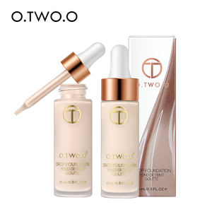 O. DOS. O Gold Silky Liquid Foundation Series Polvo inspirado en minerales que ilumina y oculta Proporciona una <span class=keywords><strong>base</strong></span> facial de poros invisibles - Product Image 4