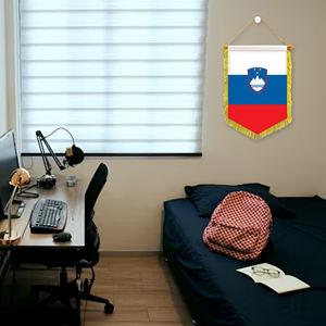 La <span class=keywords><strong>bandera</strong></span> eslovena, la pancarta, el patrón en forma de montaña y la decoración de borlas son adecuados para las exposiciones culturales alpinas - Product Image 4