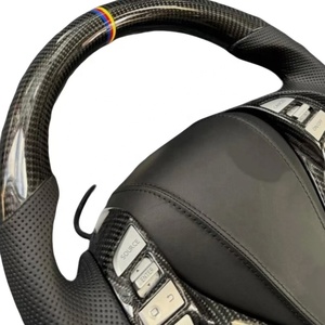 Volante de cuero perforado de fibra de carbono personalizado para recoger Tru CK Na Va Ra <span class=keywords><strong>Np</strong></span> <span class=keywords><strong>300</strong></span> 2023 - Product Image 4