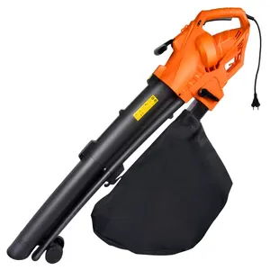 VERTAK 3000w Corded Leaf Blower Electrical Hand Held Strong Powerful Vacuum Leaf Blower for Garden