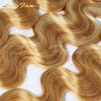 Extensions de cheveux naturels indiens p4/27, mèches de cheveux vierges bruts, produits de beauté indiens, alignées de cuticules avec Closure, haute qualité