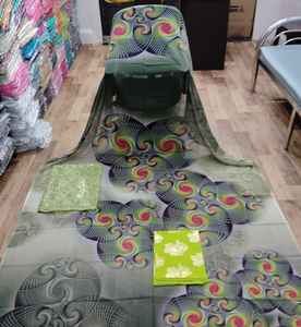 Tela Voile Alemana, Tejida, Estampada, de Peso Medio, Antiestática, para Vestidos de Mujer, 110 GSM, 58/60 Pulgadas, Conjunto Dirac de Somalia, Solo Venta al Por Mayor - Product Image 5