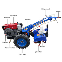 Traktor Tangan 10HP Grosir Laris Manis Buatan Cina Traktor Tangan Kecil Traktor Tangan Diesel