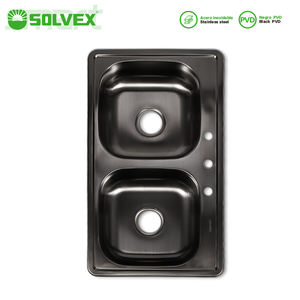 <span class=keywords><strong>Fregadero</strong></span> de Barra/Encimera de Alta Calidad Hecho a Mano con Superficie Negra Cepillada en Múltiples Tamaños y Grosores - Product Image 4