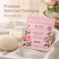 Op maat gemaakte bedrukte biologisch afbreekbare milieuvriendelijke sachet cosmetische vloeibare verpakking pouch plastic make-up tas logo 3-zijdige verzegeling Mylar tas